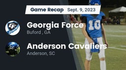 Recap: Georgia Force vs. Anderson Cavaliers  2023