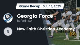 Recap: Georgia Force vs. New Faith Christian Academy 2023