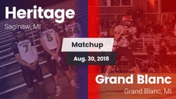 Matchup: Heritage  vs. Grand Blanc  2018