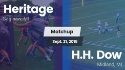 Matchup: Heritage  vs. H.H. Dow  2018