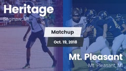 Matchup: Heritage  vs. Mt. Pleasant  2018