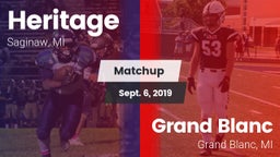 Matchup: Heritage  vs. Grand Blanc  2019