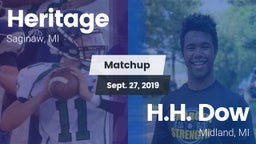 Matchup: Heritage  vs. H.H. Dow  2019