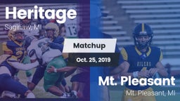 Matchup: Heritage  vs. Mt. Pleasant  2019