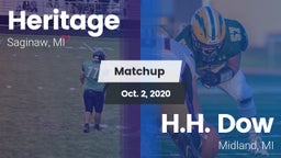 Matchup: Heritage  vs. H.H. Dow  2020