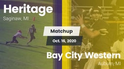 Matchup: Heritage  vs. Bay City Western  2020