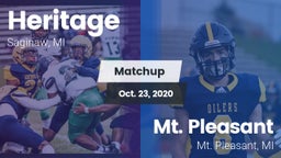 Matchup: Heritage  vs. Mt. Pleasant  2020