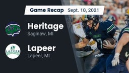 Recap: Heritage  vs. Lapeer   2021