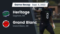 Recap: Heritage  vs. Grand Blanc  2022