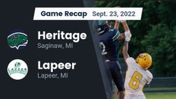 Recap: Heritage  vs. Lapeer   2022