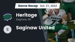 Recap: Heritage  vs. Saginaw United 2022