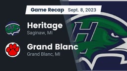 Recap: Heritage  vs. Grand Blanc  2023