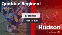 Matchup: Quabbin Regional vs. Hudson  2016