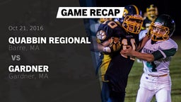 Recap: Quabbin Regional  vs. Gardner  2016