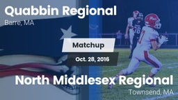 Matchup: Quabbin Regional vs. North Middlesex Regional  2016