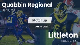 Matchup: Quabbin Regional vs. Littleton  2017