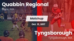 Matchup: Quabbin Regional vs. Tyngsborough  2017