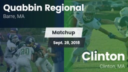 Matchup: Quabbin Regional vs. Clinton  2018