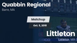 Matchup: Quabbin Regional vs. Littleton  2018