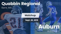 Matchup: Quabbin Regional vs. Auburn  2019