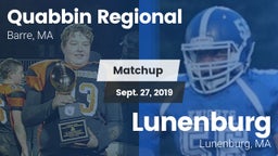 Matchup: Quabbin Regional vs. Lunenburg  2019