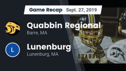 Recap: Quabbin Regional  vs. Lunenburg  2019