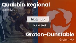 Matchup: Quabbin Regional vs. Groton-Dunstable  2019