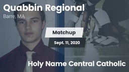 Matchup: Quabbin Regional vs. Holy Name Central Catholic 2020