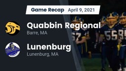 Recap: Quabbin Regional  vs. Lunenburg  2021