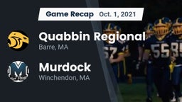 Recap: Quabbin Regional  vs. Murdock  2021
