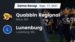 Recap: Quabbin Regional  vs. Lunenburg  2021
