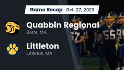 Recap: Quabbin Regional  vs. Littleton  2023