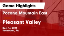 Pocono Mountain East  vs Pleasant Valley  Game Highlights - Dec. 16, 2021