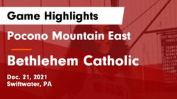Pocono Mountain East  vs Bethlehem Catholic  Game Highlights - Dec. 21, 2021