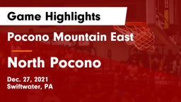 Pocono Mountain East  vs North Pocono  Game Highlights - Dec. 27, 2021