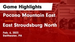 Pocono Mountain East  vs East Stroudsburg North  Game Highlights - Feb. 6, 2023