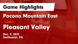 Pocono Mountain East  vs Pleasant Valley  Game Highlights - Dec. 9, 2022