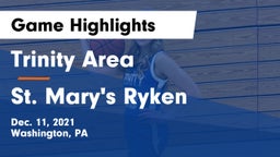 Trinity Area  vs St. Mary's Ryken  Game Highlights - Dec. 11, 2021