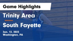 Trinity Area  vs South Fayette  Game Highlights - Jan. 12, 2023