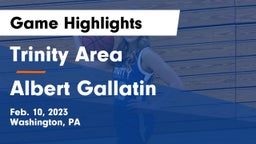 Trinity Area  vs Albert Gallatin Game Highlights - Feb. 10, 2023