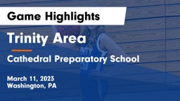 Trinity Area  vs Cathedral Preparatory School Game Highlights - March 11, 2023