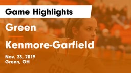 Green  vs Kenmore-Garfield   Game Highlights - Nov. 23, 2019
