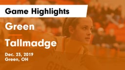 Green  vs Tallmadge  Game Highlights - Dec. 23, 2019
