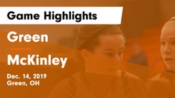 Green  vs McKinley  Game Highlights - Dec. 14, 2019