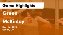 Green  vs McKinley  Game Highlights - Dec. 16, 2020