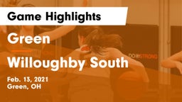 Green  vs Willoughby South  Game Highlights - Feb. 13, 2021