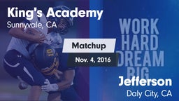 Matchup: King's Academy High vs. Jefferson  2016