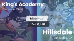 Matchup: King's Academy High vs. Hillsdale  2017