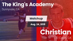 Matchup: The King's Academy H vs. Christian  2018