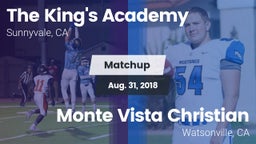Matchup: The King's Academy H vs. Monte Vista Christian  2018